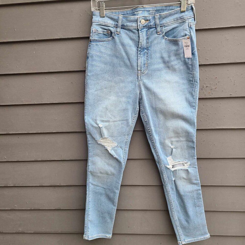 Old Navy Higher High Rise Rock Star Super Skinny Jeans size 19P  NWT! NEW!